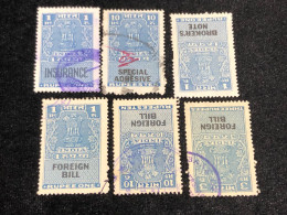 India Wedge Before (india Wedge) 6 Pcs 6 Stamps Quality Good - Collezioni