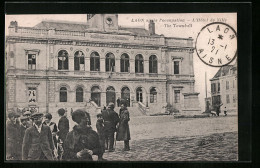 CPA Laon, L`Hotel De Ville Après L`occupation  - Laon