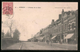 CPA Hirson, L`Avenue De La Gare  - Hirson