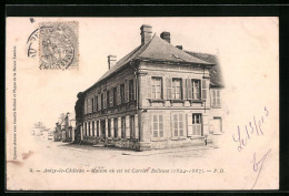 CPA Anizy-le-Chateau, Maison Où Est Né Carrier Belleuse (1824-1887)  - Sonstige & Ohne Zuordnung