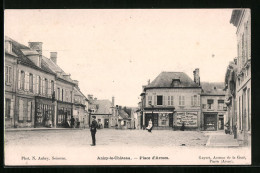 CPA Anizy-le-Chateau, Place D`Armes  - Otros & Sin Clasificación
