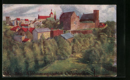 AK Allenstein, Ortsansicht Aus Der Vogelschau  - Ostpreussen