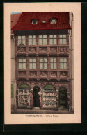 AK Wernigerode, Altes Haus In Der Breitenstrasse, Vorderansicht  - Wernigerode