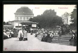 AK Franzensbad, Passanten Am Kursaal  - Czech Republic