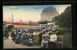 AK Franzensbad, Gut Besuchter Kurplatz  - Tchéquie