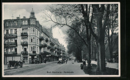 AK Bad Nauheim, Blick In Die Parkstrasse  - Bad Nauheim