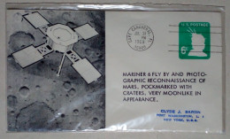 Etats-Unis - Enveloppe Premier Jour Sur Le Thème Mariner Probe 6 (1969) - United States