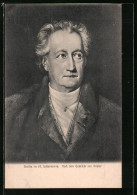 AK Goethe Im 67. Lebensjahr  - Schrijvers