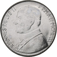 Vatican, John Paul II, 100 Lire, 1980 (Anno II), Rome, Acier Inoxydable, SPL+ - Vaticaanstad