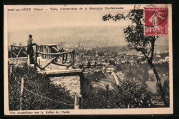 CPA Bar-sur-Aube, Table D'orientation De La Montagne Ste-Germaine, Vue Magnifique Sur La Vallée De L'Aube  - Bar-sur-Aube