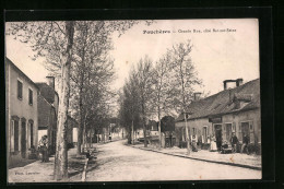 CPA Fouchères, Grande Rue, Coté Bar-sur-Seine  - Otros & Sin Clasificación