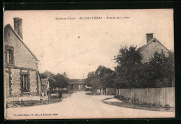 CPA Allibaudières, Avenue De La Gare  - Andere & Zonder Classificatie