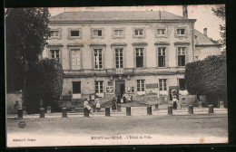 CPA Mussy-sur-Seine, L'Hotel De Ville  - Other & Unclassified