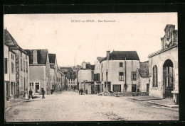 CPA Mussy-sur-Seine, Rue Boursault  - Otros & Sin Clasificación