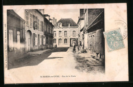 CPA St-Mards-en-Othe, Rue De La Croix  - Other & Unclassified