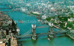 72748257 London Tower Bridge Luftaufnahme - Autres & Non Classés