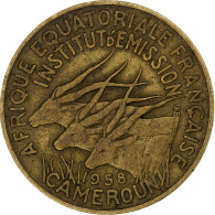 Cameroun, 5 Francs, 1958, Monnaie De Paris, Bronze-Aluminium, TB+, KM:10 - Camerun
