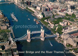 72739968 London Tower Bridge And The River Thames Aerial View - Sonstige & Ohne Zuordnung