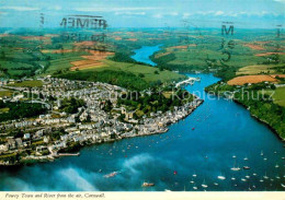 72739003 Fowey Fowey Town And River From The Air Fowey - Autres & Non Classés