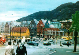 72712936 Bergen Norwegen Fischmarkt Und Bryggen Norwegen - Norway