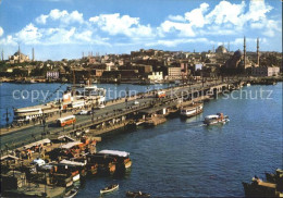 71842525 Istanbul Constantinopel Galata Bruecke Dampfer Istanbul - Türkei