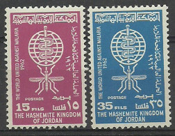 Jordan 1962 Mi 369-370 MNH  (ZS10 JRD369-370) - Geneeskunde