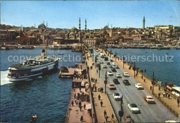71842451 Istanbul Constantinopel Galata Bruecke Neue Moschee Dampfer Istanbul - Türkei