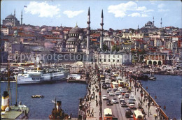71842311 Istanbul Constantinopel Galata Bruecke Neue Moschee Istanbul - Turquie