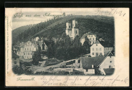 AK Frauenalb / Schwarzwald, Teilansicht Mit Kloster  - Other & Unclassified