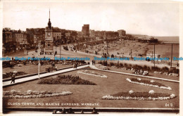 R111767 Clock Tower And Marine Gardens. Margate. Excel. RP. 1939 - Monde