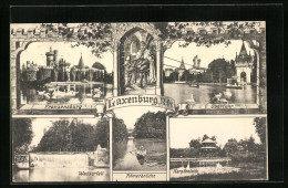 AK Laxenburg, Franzensburg, Römerbrücke, Überfuhr, Karpfenteich  - Otros & Sin Clasificación