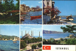 71842233 Istanbul Constantinopel Boote Moschee Blume  Istanbul - Türkei