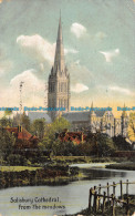 R112817 Salisbury Cathedral From The Meadows. Defco. 1910 - Monde