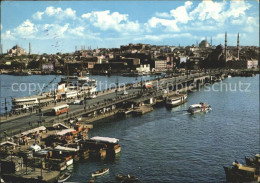 71842224 Istanbul Constantinopel Galata Bruecke Dampfer Boote Istanbul - Türkei