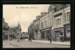 CPA Châteauroux, Rue Saint-Luc, Vue De La Rue  - Otros & Sin Clasificación