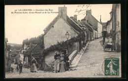 CPA La Chartre, Carrefour Des Rues Du Pont-aux-Laies, Croix-Pinault Et De La Fontaine  - Sonstige & Ohne Zuordnung