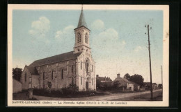 CPA Sainte-Lizaigne, La Nouvelle Eglise  - Other & Unclassified