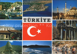 71842192 Antalya Panoramakarte Alanya Side Efes Antalya - Türkei