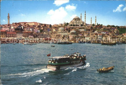 71842169 Istanbul Constantinopel Golden Horn Sueleymaniye Boote Istanbul - Türkei