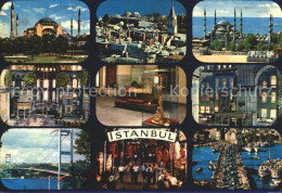 71842145 Istanbul Constantinopel Bosphorus Bruecke Blaue Moschee Galata Bruecke  - Türkei