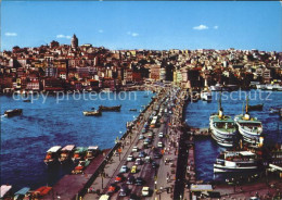 71842139 Istanbul Constantinopel Galata Bruecke Dampfer Boote Istanbul - Turkije