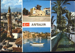 71842111 Antalya Segelboot Denkmal Palme Teilansicht Antalya - Turkije