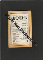 ECHO REVUE INTERNATIONALE [No 9 Mai 1947] - Autres & Non Classés