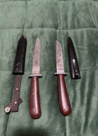 Couteaux De Combat Puma Allemands WW2 Avec étui - Messen