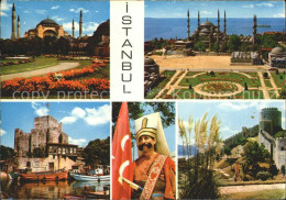 71841941 Istanbul Constantinopel Nationaltracht Moschee Burg Boote Istanbul - Türkei