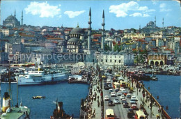 71841894 Istanbul Constantinopel Galata Bruecke Neue Moschee Istanbul - Türkei