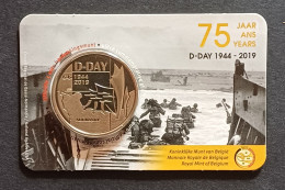 BELGIQUE 2019 / COINCARD 5 € / 75e ANNIVERSAIRE DU DÉBARQUMENT DE NORMANDIE D-DAY/ NL - België