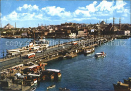 71841792 Istanbul Constantinopel Galata Bruecke Dampfer Boote Istanbul - Türkei
