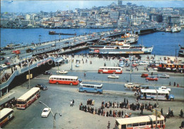 71841778 Istanbul Constantinopel Galata Bruecke Damfer Stassenbahn  Istanbul - Turkey
