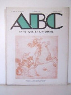 Magazine ABC ARTISTIQUE Et LITTERAIRE N78 Art - Ohne Zuordnung